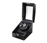 BDPRZGHGL Caja enrolladora de Reloj de araña 2 3 Adaptador de enrollador automático de Reloj y Acabado de Piano de Madera con Pilas Motor silencioso (D) Lámpara de araña