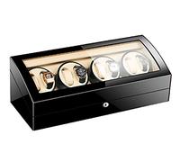 BDPRZGHGL Caja enrolladora enrolladora para Relojes automáticos, Caja enrolladora para 8 Relojes, 9 Espacios de Almacenamiento adicionales, Motores, Almohadas Flexibles, enrolladora de Gran Capacidad