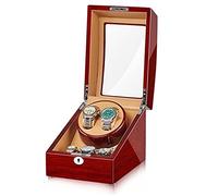 BDPRZGHGL Cajas para Relojes de Araña Enrollador Automático de Doble Reloj con Motor Silencioso 5 Modos de Rotación, para 2 Relojes para Hombres/Damas y 3 Ranuras de Almacenamiento (d A) Candelabro