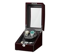 BDPRZGHGL Cajas para Relojes de Araña Enrollador Automático de Doble Reloj con Motor Silencioso 5 Modos de Rotación, para 2 Relojes para Hombres/Damas y 3 Ranuras de Almacenamiento (d A) Candelabro