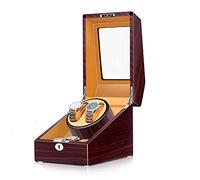 BDPRZGHGL Cajas para Relojes de Araña Enrollador Automático de Doble Reloj con Motor Silencioso 5 Modos de Rotación, para 2 Relojes para Hombres/Damas y 3 Ranuras de Almacenamiento (d A) Candelabro