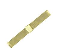 BDPRZGHGL Correa De Reloj 12 Mm, 14 Mm, 16 Mm, 18 Mm, 20 Mm, 22 Mm, 24 Mm Pulsera Trenzada De Acero Inoxidable De Malla Universal / 18 Mm/Oro Rosa