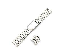 BDPRZGHGL Correa de reloj, 18 mm, 20 mm, 22 mm, correa de acero inoxidable, hebilla plegable de metal, correa de repuesto, accesorios para reloj, pulsera