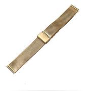 BDPRZGHGL Correa de reloj de acero inoxidable, correa de malla para reloj, hebilla colgante de alambre grueso, alambre 1,0, 18, 20, 22 y 24mm