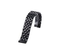 BDPRZGHGL Correas de reloj Extremo curvo plano Banda de doble propósito 14 16 18 19 20 21 22 24 mm Correa de reloj de acero inoxidable Reemplazo de hebilla de mariposa