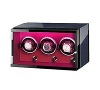 BDPRZGHGL Luxury Automatic Watch Winder For 3+0 Automatic Watches Built-in LED Illuminated with Quiet Running Motor Watch Display Box (Color : C, Size : 3+0)
