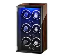 BDPRZGHGL Luxury Automatic Watch Winder For 6 Automatic Watches with Quiet Running Motor Flexible Watch Pillows Watch Winding Display Box (Color : C, Size : 6+0)