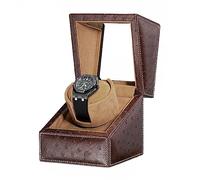 BDPRZGHGL Single Watch Winder For Automatic Watches with Silent Motor Fit Lady and Man Watches Automatic Winding Watch Box (Color : F, Size : 1+0)