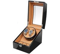 BDPRZGHGL Watch Winder Box 2 3 Adaptador automático de enrollador de Reloj y Motor silencioso con Acabado de Piano de Madera Alimentado por batería Es Muy Amable de tu Parte
