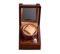 BDPRZGHGL Wooden Automatic Single Watch Winder with 5 Rotation Modes Acrylic Glass Silent Motor