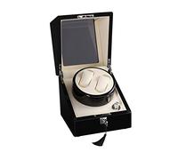 BDPRZGHGL Wooden Automatic Watch Winder Storages Box with 2+0 Watch Box 5 Rotation Modes Acrylic Glass Silent Motor