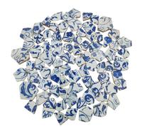 BDSHGRDH Azulejos de Mosaico， 500g Porcelain Ceramic Mosaic Tiles,Broken Irregular Mosaic Tiles for DIY Craft Floor,Kitchen,Pool, Flower Pots Mosaic Making Supplies(Porcelain 11)
