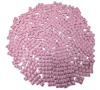 BDSHGRDH Azulejos de Mosaico， 500g Square Ceramic Mosaic Tiles, 500PCS 1 * 1CM Handmade Making Creative Micro Mosaic Pieces for Lovers DIY Mosaic Projects(Purple)