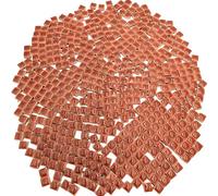 BDSHGRDH Azulejos de Mosaico， 500g Square Ceramic Mosaic Tiles, 500PCS 1 * 1CM Handmade Making Creative Micro Mosaic Pieces for Lovers DIY Mosaic Projects(Coffee)
