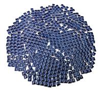 BDSHGRDH Azulejos de Mosaico， 500g Square Ceramic Mosaic Tiles, 500PCS 1 * 1CM Handmade Making Creative Micro Mosaic Pieces for Lovers DIY Mosaic Projects(Deep Blue)