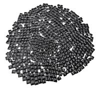 BDSHGRDH Azulejos de Mosaico， 500g Square Ceramic Mosaic Tiles, 500PCS 1 * 1CM Handmade Making Creative Micro Mosaic Pieces for Lovers DIY Mosaic Projects(Black)