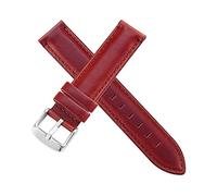 BDSHGRDH Correa de reloj， Correa de reloj cuero 13-20 mm con hebilla acero inoxidable(WhiteGold Buckle)
