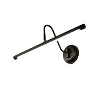 BDSHGRDH Correa de reloj， Lámpara de pared LED moderna for baño, color negro, for interior, 55 cm, 80 y 100, ideal for marcos fotos