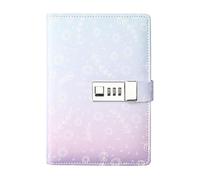 BDSHGRDH Cuaderno， Libreta de contraseñas B6, estilo sencillo, con cerradura, nueva agenda(Purple)