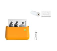 BDSHGRDH Impresora fotográfica， Impresora fotográfica portátil inalámbrica Bluetooth(OR A9s MAX 203DPI)