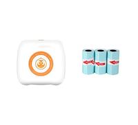 BDSHGRDH Impresora fotográfica， Mini Impresora de Bolsillo multifunción for Fotos, facturas, Notas, Etiquetas y 3 Pegatinas Blancas(WH 3White Sticker)