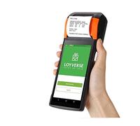 BDSHGRDH Impresora fotográfica， Mini Impresora de Etiquetas 4G V2 Pro, Sistema POS portátil móvil con inalámbrica WiFi, PDA, distribución, Recibos(Black)