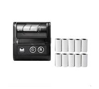 BDSHGRDH Impresora fotográfica， Mini Impresora de Recibos Bluetooth inalámbrica portátil 58 mm(1Printer 11Roll)
