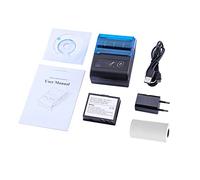 BDSHGRDH Impresora fotográfica， Mini Impresora portátil inalámbrica de Recibos 58 mm con Bluetooth for Uso doméstico o Comercial(BLU)