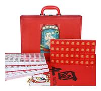 BDSHGRDH Juego de Mahjong, Chinese Mahjong Set Board Game,Portable Size and Light-Weight,Travel Family(42#)