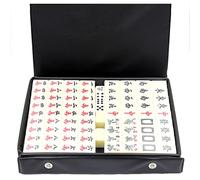 BDSHGRDH Juego de Mahjong, Chinese Mahjong Traditional Game SetTiles for Home Party