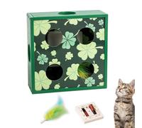 BDSHGRDH Juguetes para Gatos， Juguetes interactivos de Rompecabezas for Gatos | for Juegos en Interiores Aburrimiento Cumpleaños Sala Estar al Aire Libre Parque(Green)