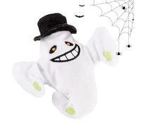 BDSHGRDH Juguetes para Gatos， Muñeco de Calabaza Halloween con Sonido aleteo simulado for Gatito(Ghost)