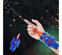 BDSHGRDH Lanzador de telarañas， Diseño de Superficie Luminosa, Juguete muñeca con Recogida automática, Lanza telarañas, Gran Regalo for Hombres y niños