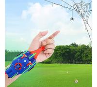 BDSHGRDH Lanzador de telarañas， Diseño Luminoso, Carga USB, 9.8 pies, Juguete de telaraña Real, Gadgets geniales for niños(Blue)