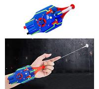 BDSHGRDH Lanzador de telarañas， Lanzador de Cuerdas con ventosas, Recogida automática, Alcance Lanzamiento 3 m, Recargable por USB(Blue)
