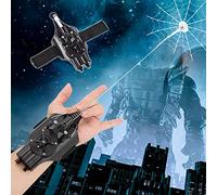 BDSHGRDH Lanzador de telarañas， Puede Arrastrar Objetos pequeños, Lanzador de telarañas, Guante superhéroe con Carga USB, Juguete muñeca, Cosplay(Black)
