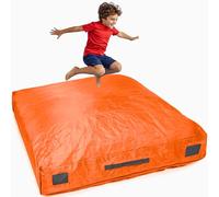 BDSHGRDH Material de Gimnasia, Estera Protectora for Autismo for niños | Aterrizaje Suave for Saltar y Jugar | Almohadilla de Choque | Alfombra Espuma Gigante for(Orange,Big)