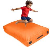 BDSHGRDH Material de Gimnasia, Estera Protectora for Autismo for niños | Aterrizaje Suave for Saltar y Jugar | Almohadilla de Choque | Alfombra Espuma Gigante for(Orange,S)