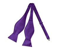 BDSHGRDH pajarita, Pajaritas for atar for hombre, pajaritas de color liso for, for esmoquin fiesta(Deep Purple)