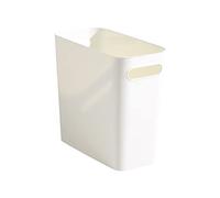 BDSHGRDH papelera de cocina， Slim Large Trash Can without Cover Wastebasket Handles Garbage Container for Bedroom Kitchen Home Sundries Bin, Gray(1 Pcs)