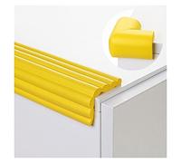 BDSHGRDH Protectores de Esquinas， 5M, Tiras anticolisión for niños Borde de Esquina for el hogar Muebles Mesita Noche Bolsa Suave Almohadilla Choque(Yellow)