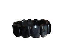 BDSHGRDH Pulsera de obsidiana natural for mujer y hombre