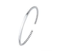 BDSHGRDH Pulseras para Mujer， Brazalete Minimalista a la Moda for Mujer, Pulsera de Amistad, joyería Plata for, Regalos cumpleaños for Hermanas, Amigas y Parejas