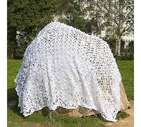 BDSHGRDH Red de Camuflaje, Red de Sombra de Camuflaje Blanco, for decoración Militar, Caza al Aire Libre(3x8m/9.8x26.2ft)