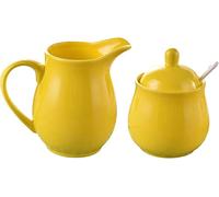 BDSHGRDH salero， Juegos de crema y azúcar, jarra leche azucarero, decoración(Geel,0 Litres)