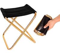 BDSHGRDH Silla Plegable, Mini reposapiés Plegable portátil de Aluminio, Taburete for Acampar al Aire Libre y Viajar