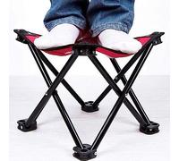 BDSHGRDH Silla Plegable, Taburete Plegable pequeño portátil, fácil de Guardar, for Exteriores, Banco Picnic, Taburete(Red)