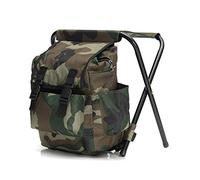 BDSHGRDH Taburete de Camping， Silla de Pesca portátil con Respaldo Bolsa, taburetes Plegables portátiles, Taburete Plegable for Aparejos for Acampar, Cazar, Picnics