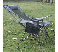 BDSHGRDH Tumbonas， Silla portátil, Plegable y Ligera con Bolsillo Lateral, reclinable, Ideal for Viajes al Aire Libre, Playa Pesca