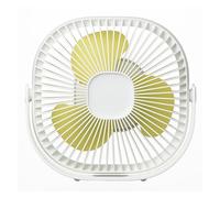 BDSHGRDH ventilador， Mini ventilador de escritorio, portátil USB pequeño 3 velocidades, enchufe, miniventilador refrigeración, silencioso giratorio 360 °(White)